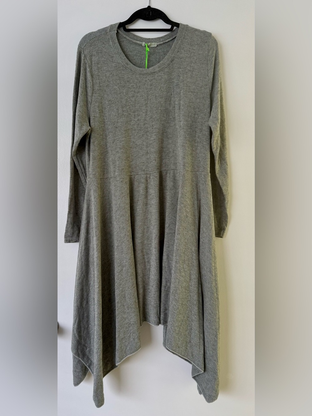 Eight Zero Gray Long Sleeve Knit Dress